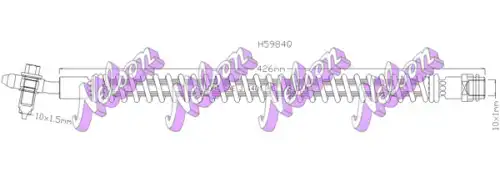 ШЛАНГ ТОРМОЗНОЙ H5984Q NELSON