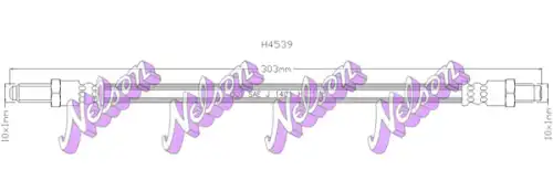 ШЛАНГ ТОРМОЗНОЙ H4539 NELSON