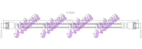 ШЛАНГ ТОРМОЗНОЙ H3882 NELSON