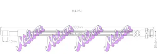 ШЛАНГ ТОРМОЗНОЙ H4352 NELSON