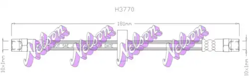 ШЛАНГ ТОРМОЗНОЙ H3770 NELSON
