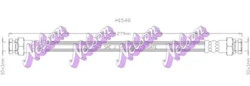 ШЛАНГ ТОРМОЗНОЙ H1548 NELSON