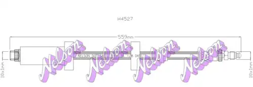 ШЛАНГ ТОРМОЗНОЙ H4527 NELSON