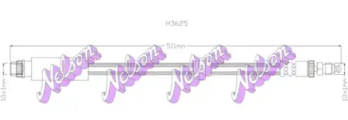 ШЛАНГ ТОРМОЗНОЙ H3625 NELSON