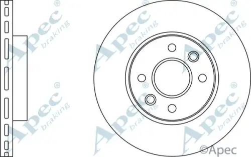 Тормозной диск APEC BRAKING DSK2935