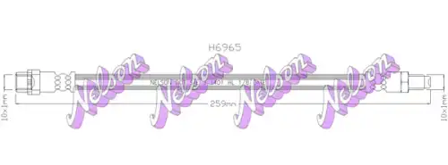 ШЛАНГ ТОРМОЗНОЙ H6965 NELSON