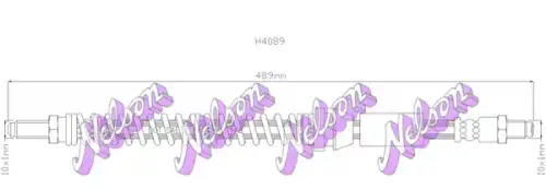 ШЛАНГ ТОРМОЗНОЙ H4089 NELSON