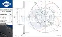 Тормозной диск ROTINGER RT 2047-GL T5