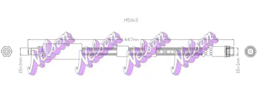 ШЛАНГ ТОРМОЗНОЙ H5163 NELSON