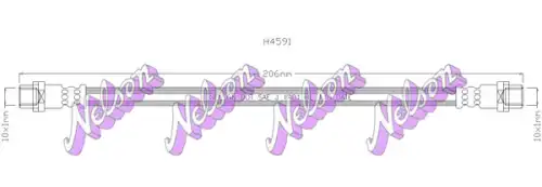 ШЛАНГ ТОРМОЗНОЙ H4591 NELSON