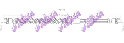 ШЛАНГ ТОРМОЗНОЙ H6640 NELSON