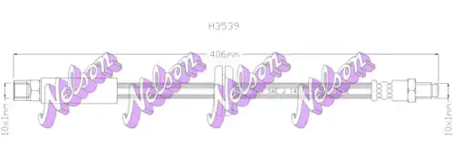 ШЛАНГ ТОРМОЗНОЙ H3539 NELSON