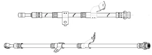 ШЛАНГ ТОРМОЗНОЙ 514624 CEF