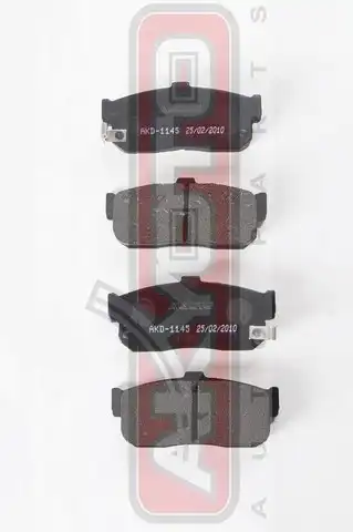 Тормозные колодки дисковые ASVA AKD-1145