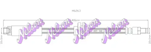 ШЛАНГ ТОРМОЗНОЙ H6263 NELSON