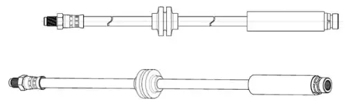ШЛАНГ ТОРМОЗНОЙ 514558 CEF