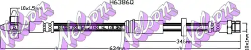 ШЛАНГ ТОРМОЗНОЙ H6386Q NELSON