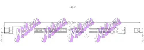 ШЛАНГ ТОРМОЗНОЙ H4871 NELSON