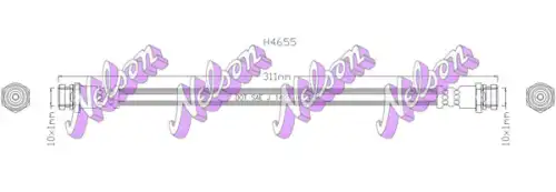 ШЛАНГ ТОРМОЗНОЙ H4655 NELSON