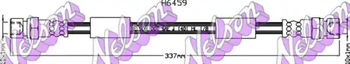 ШЛАНГ ТОРМОЗНОЙ H6459 NELSON
