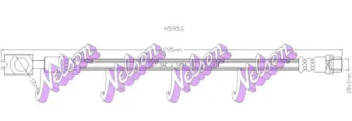 ШЛАНГ ТОРМОЗНОЙ H5953 NELSON