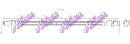 ШЛАНГ ТОРМОЗНОЙ H4787 NELSON