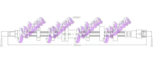 ШЛАНГ ТОРМОЗНОЙ H4161 NELSON