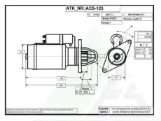 Стартер AES ACS-125