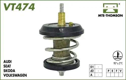 Термостат системы охлаждения MTE-THOMSON VT474.95