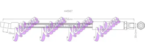 ШЛАНГ ТОРМОЗНОЙ H4587 NELSON