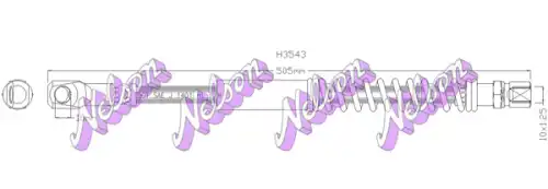ШЛАНГ ТОРМОЗНОЙ H3543 NELSON