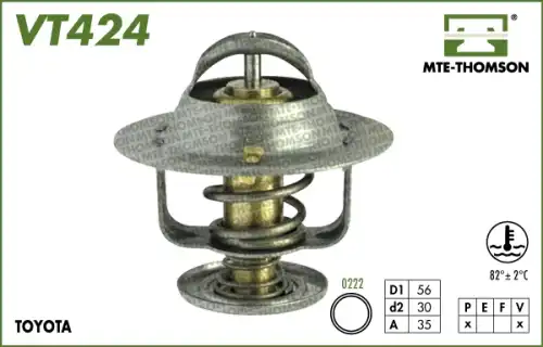 Термостат системы охлаждения MTE-THOMSON VT424.82