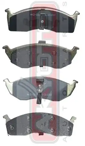 Тормозные колодки дисковые ASVA AKD-0110