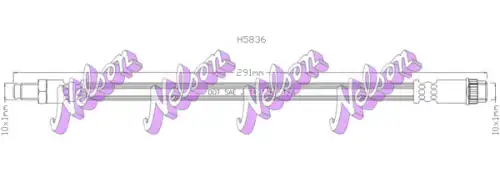 ШЛАНГ ТОРМОЗНОЙ H5836 NELSON