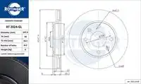 Тормозной диск ROTINGER RT 2024-GL