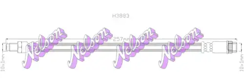 ШЛАНГ ТОРМОЗНОЙ H3883 NELSON