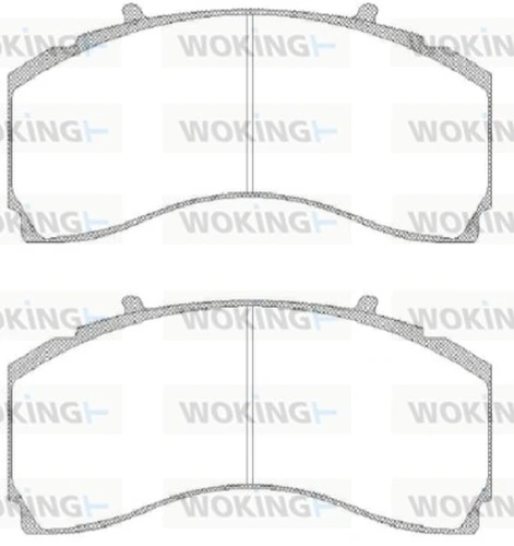 Тормозные колодки дисковые WOKING JSA 15803.11