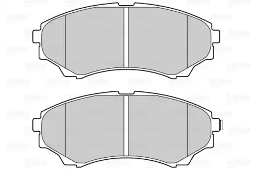 Тормозные колодки дисковые VALEO 601555