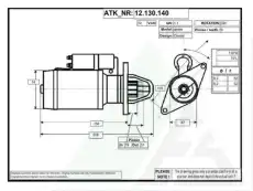 Стартер AES 12.130.140