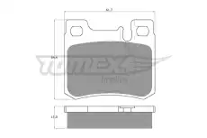Тормозные колодки дисковые TOMEX TX 12-30