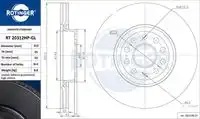 Тормозной диск ROTINGER RT 20312HP-GL