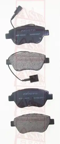 Тормозные колодки дисковые ASVA AKD-18103