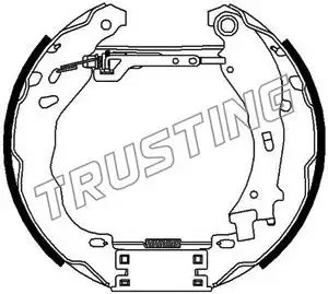 Тормозные колодки барабанные TRUSTING 6471