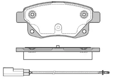 Тормозные колодки дисковые WOKING P13523.01