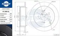 Тормозной диск ROTINGER RT 1600-GL
