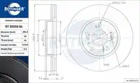 Тормозной диск ROTINGER RT 20350-GL