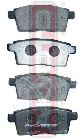 Тормозные колодки дисковые ASVA AKD-L2Y7