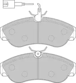 Тормозные колодки дисковые DURON DBP231397