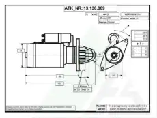 Стартер AES 13.130.009