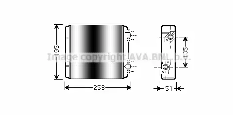 Радиатор печки PRASCO LA6020